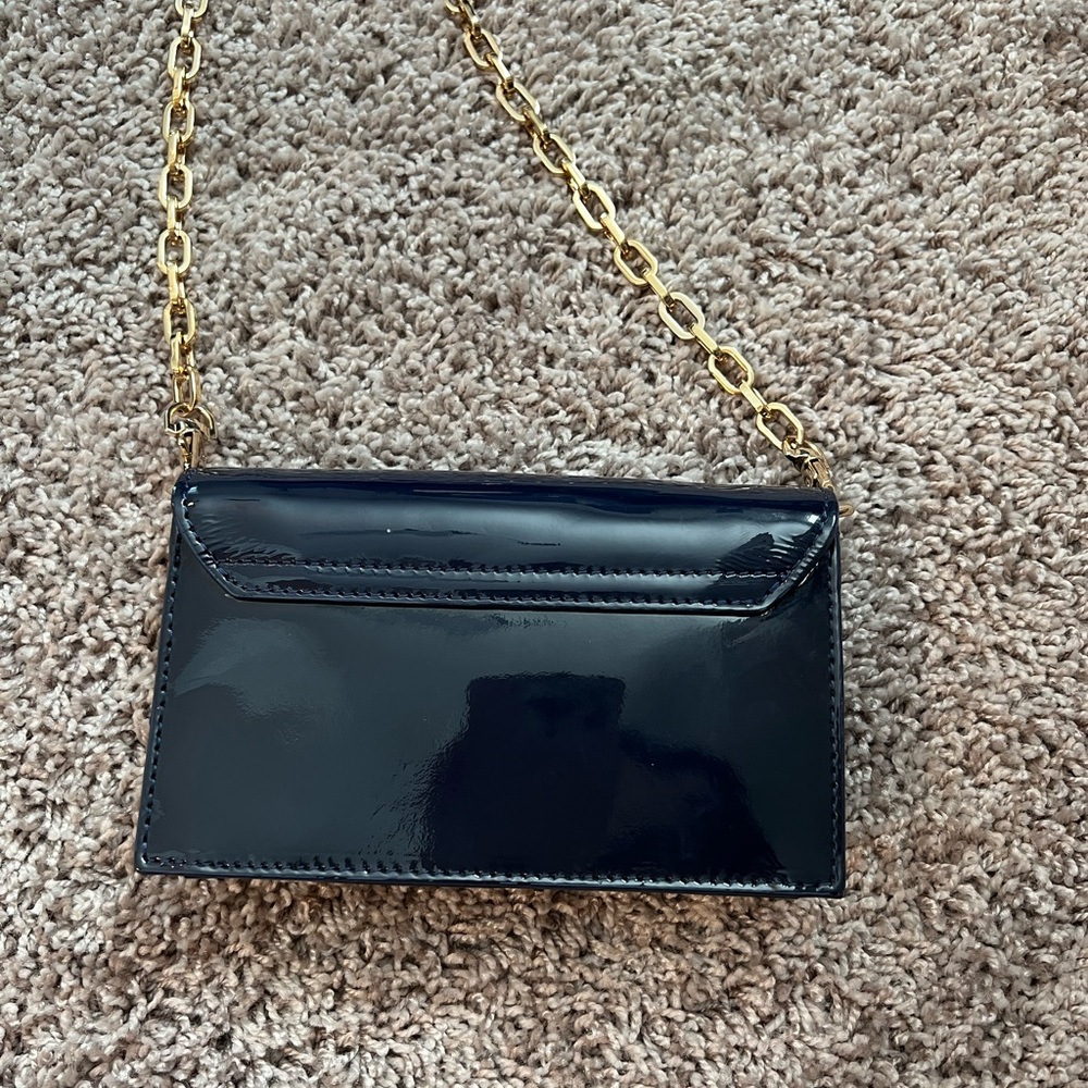 Navy Tory Burch envelope clutch - Picture 4 of 4